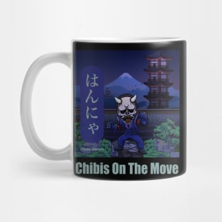 Hannya, Oni of the Night (Ver. 2.0) - “Chibis On The Move” tshirt by iisakastation.com Mug